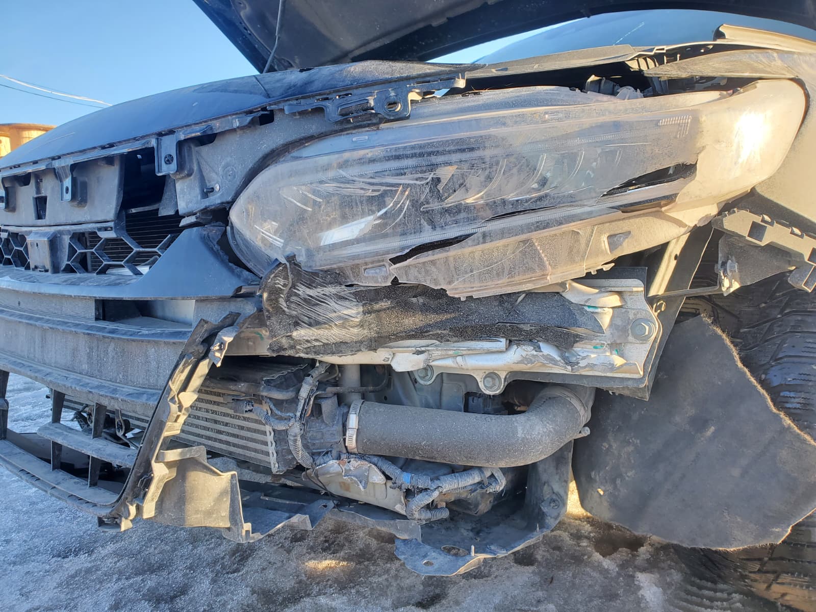 Vehicle body replacement parts for collision and exterior repair
